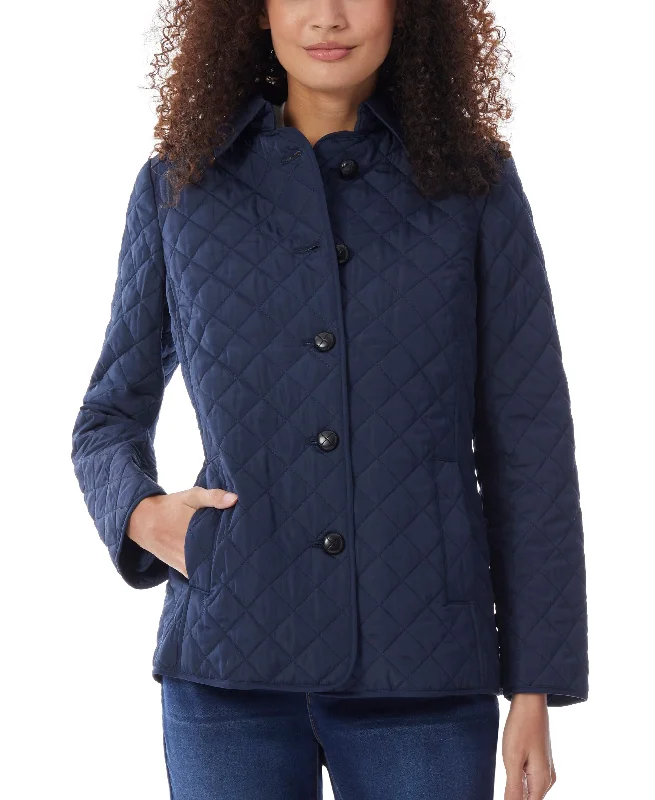 Womens 5 Button Quilted Jacket