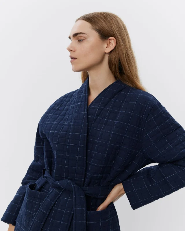 HEVASW JACKET - Navy check