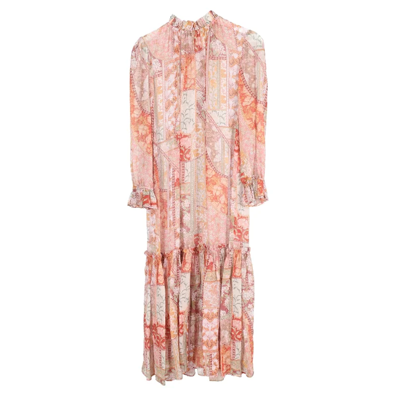 Zimmermann Kaleidoscope Tubular Midi Dress in Multicolor Polyester