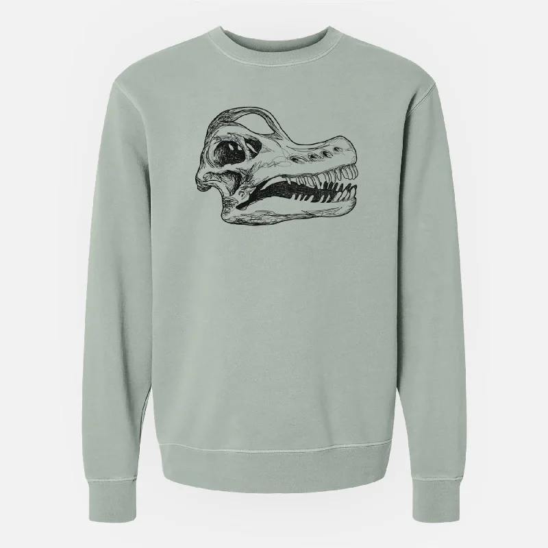 Brachiosaurus Skull - Unisex Pigment Dyed Crew Sweatshirt