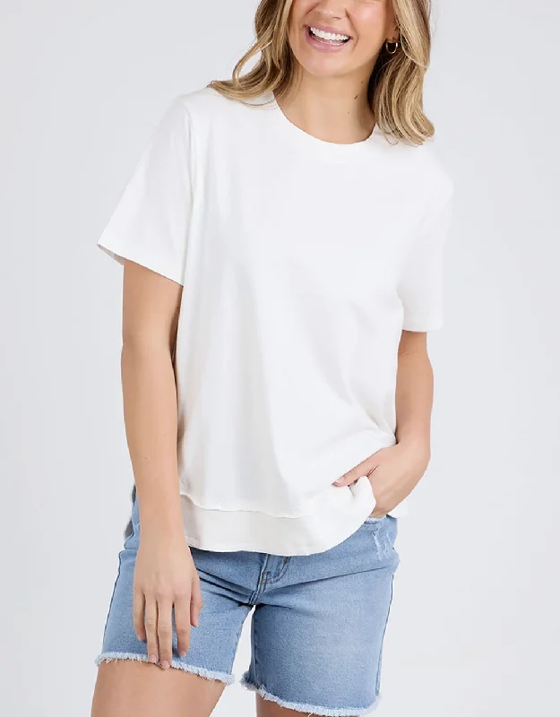 Farrah Short Sleeve Tee - White