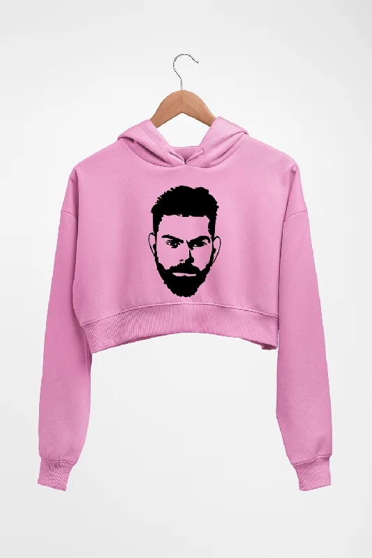 Virat Kohli Crop HOODIE FOR WOMEN