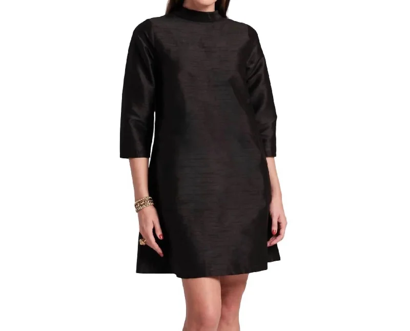 Diplomat Mini Dress In Black