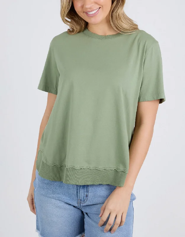 Farrah Short Sleeve Tee - Fern