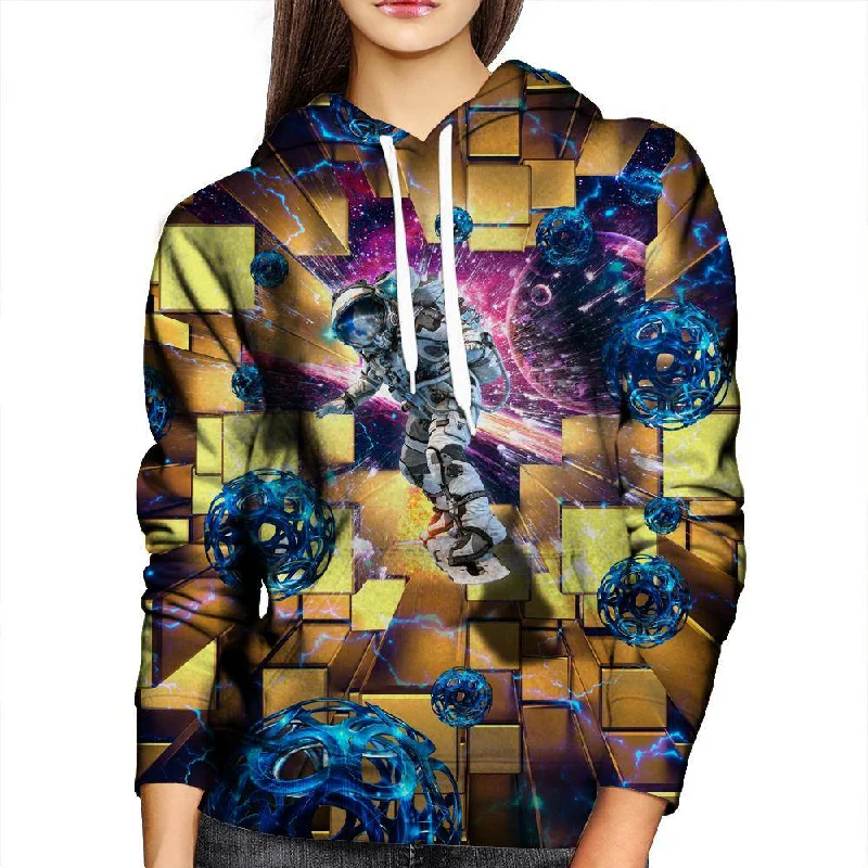 Surfing The Web Womens Hoodie