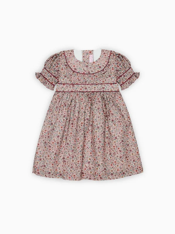 Pink Floral Casilda Girl Dress