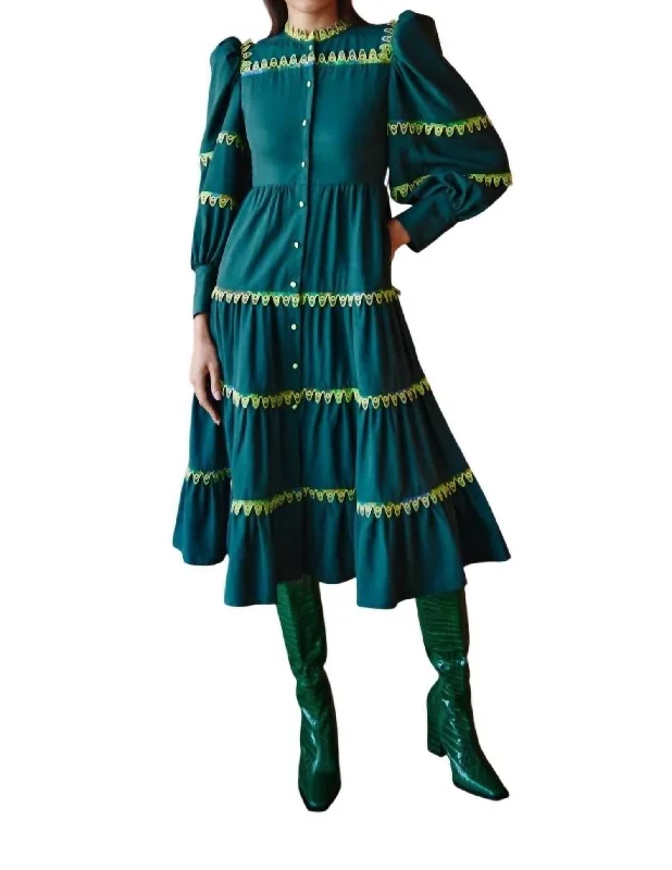 Hasu Dress In Green