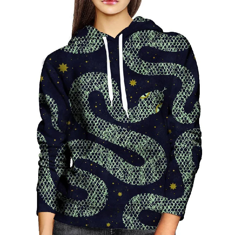 Space Serpent Womens Hoodie