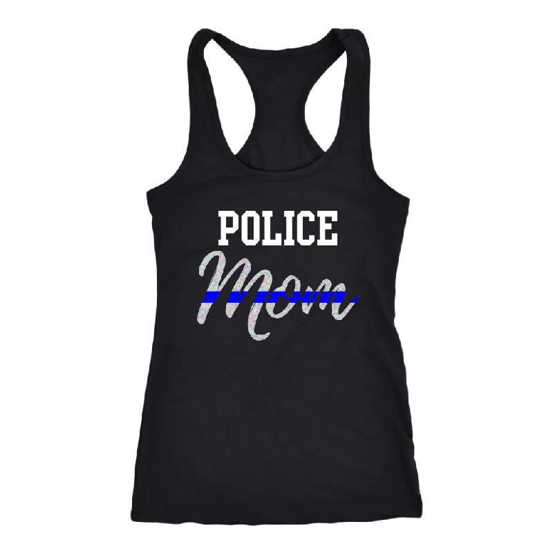 Women's Police Mom Tank Tops