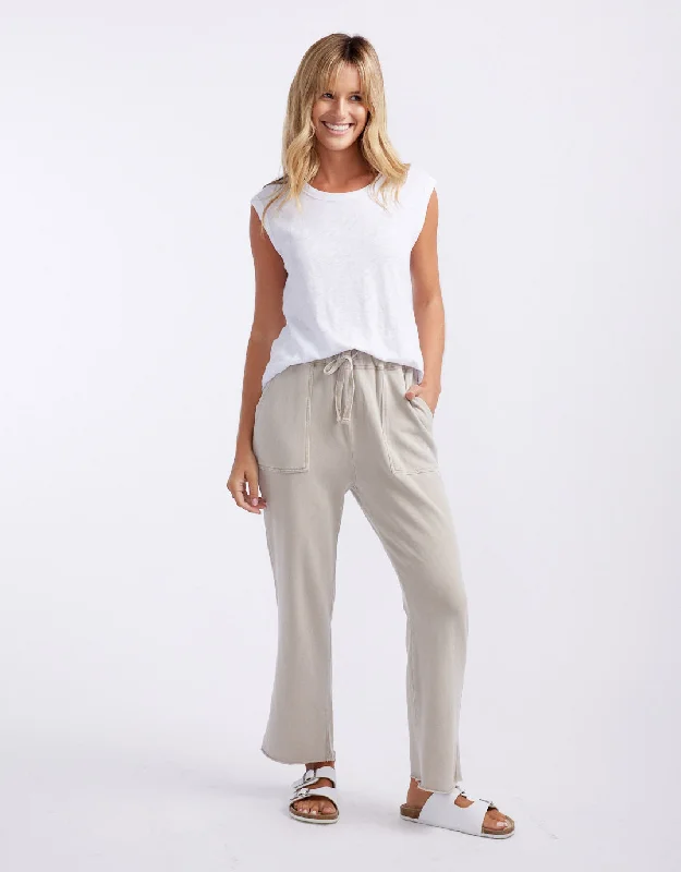 Raw Edge Lounge Pant - Stone