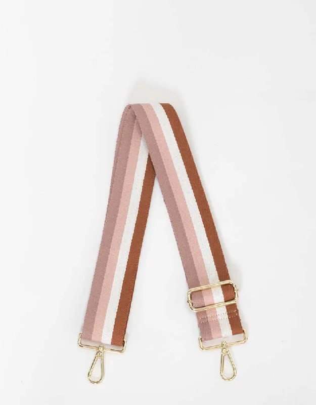 Bag Strap Stripe - Blush/White