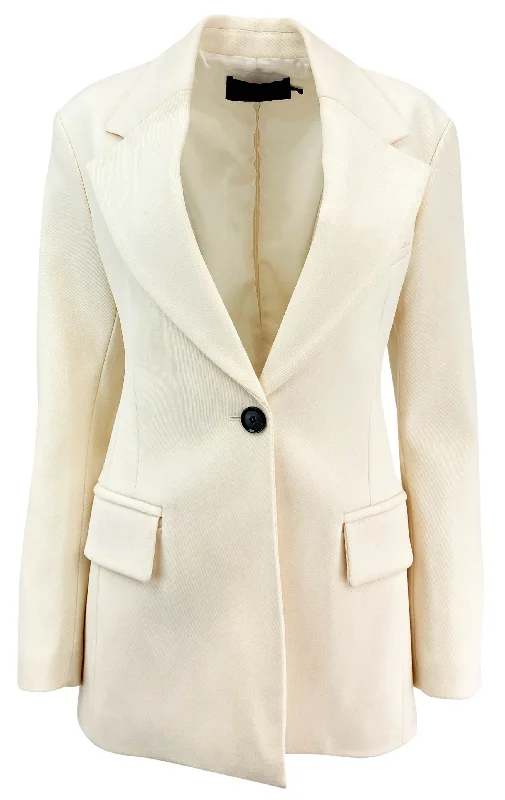 Proenza Schouler Wool Blazer in Pale Yellow