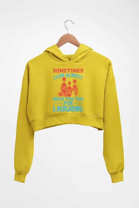 Bowling Crop HOODIE FOR WOMEN