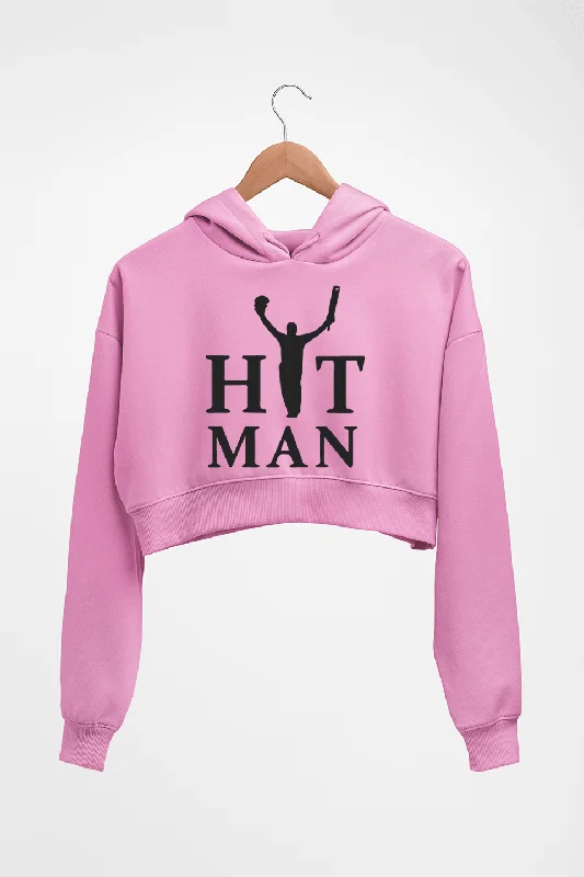 Rohit Sharma Crop HOODIE FOR WOMEN