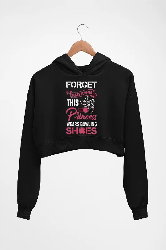 Bowling Princess Crop HOODIE FOR WOMEN