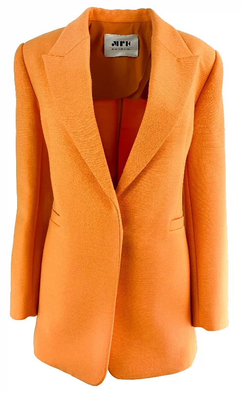 Maison Rabih Kayrouz Blazer in Tangerine