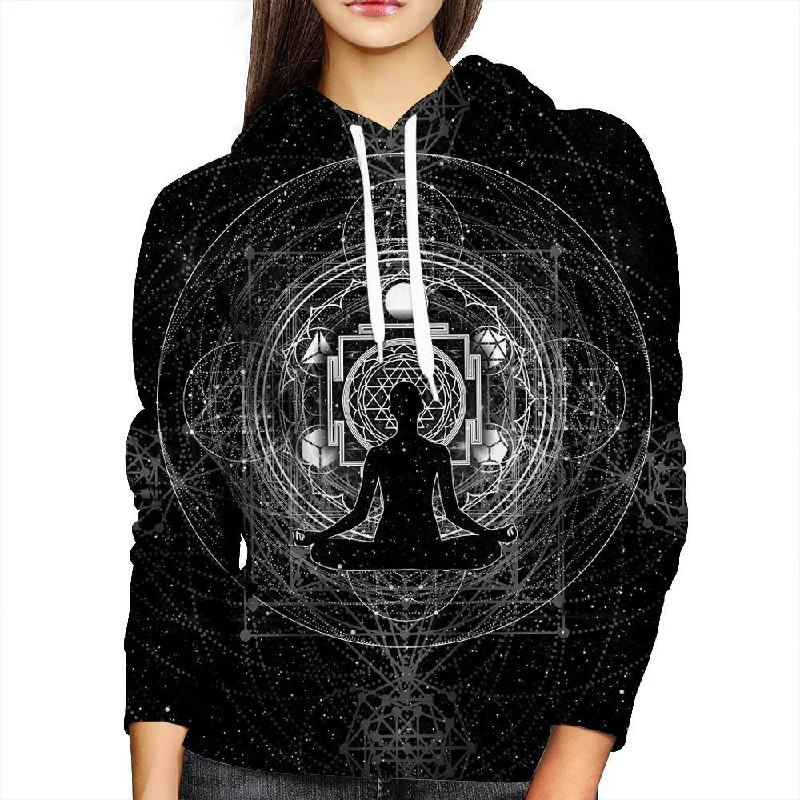 Sacred Sri Yanta Womens Hoodie