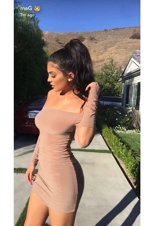 FINAL SALE-THE MYSTYLEMODE NUDE DOUBLE LINED OFF THE SHOULDER ELBOW CUT OUT MINI DRESS