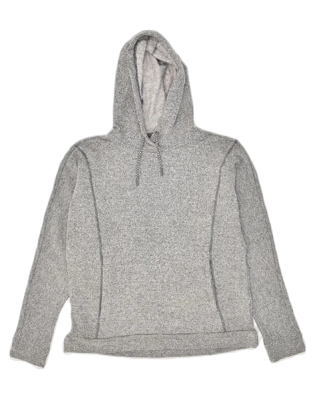 MOUNTAIN WAREHOUSE Womens Hoodie Jumper UK 12 Medium  Grey Cotton