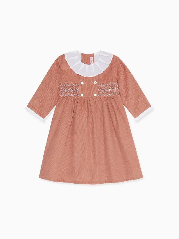 Pink Magdalena Girl Smock Dress