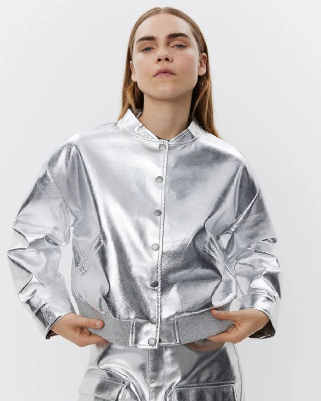 SILVIASW JACKET - Silver