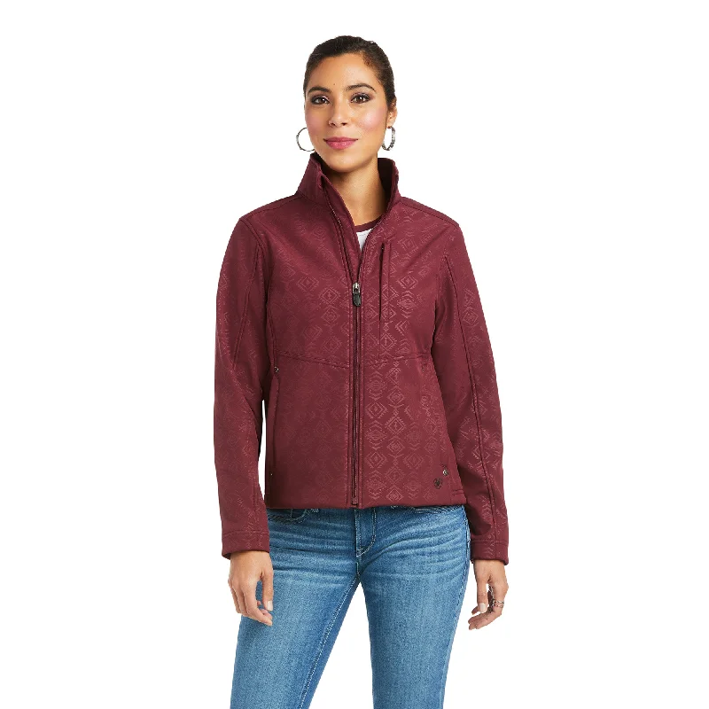 Ariat Ladies REAL Windsor Wine Embossed Concealed Carry Jacket 10037450