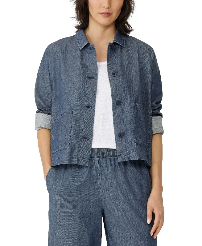 Eileen Fisher Petite Organic Cotton Jacket