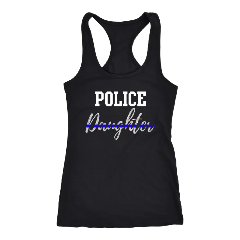 Women's Police Daughter Tank Tops