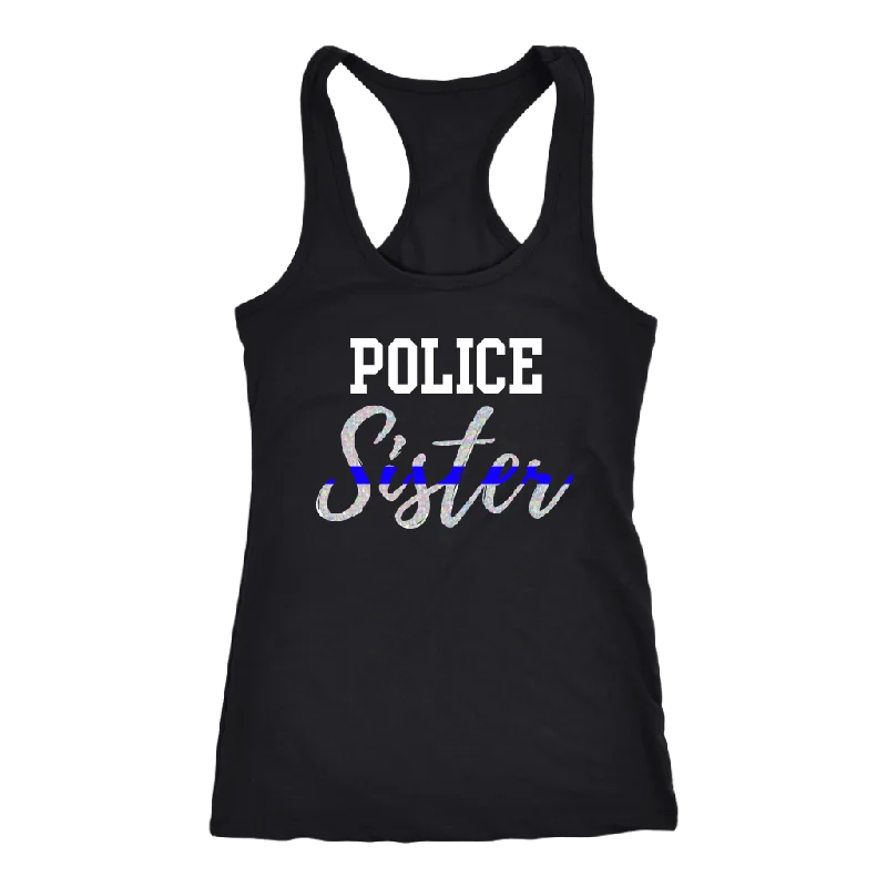 Women's Police Sister Tank Tops