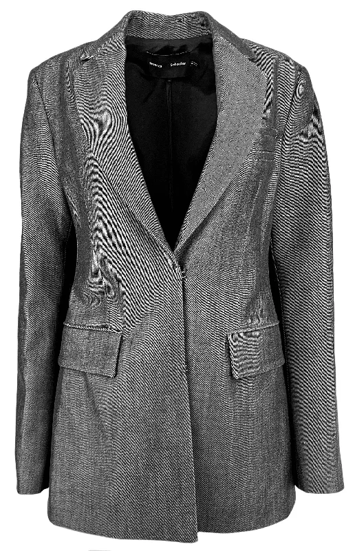 Proenza Schouler Laurie Jacket in Grey Melange