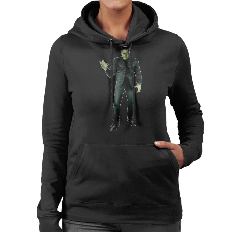 Frankenstein Monster Pose Women's Hooded Sweatshirt