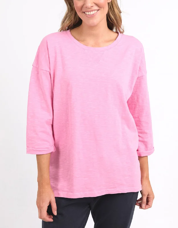 Annie Lightweight Top - Strawberry Pink