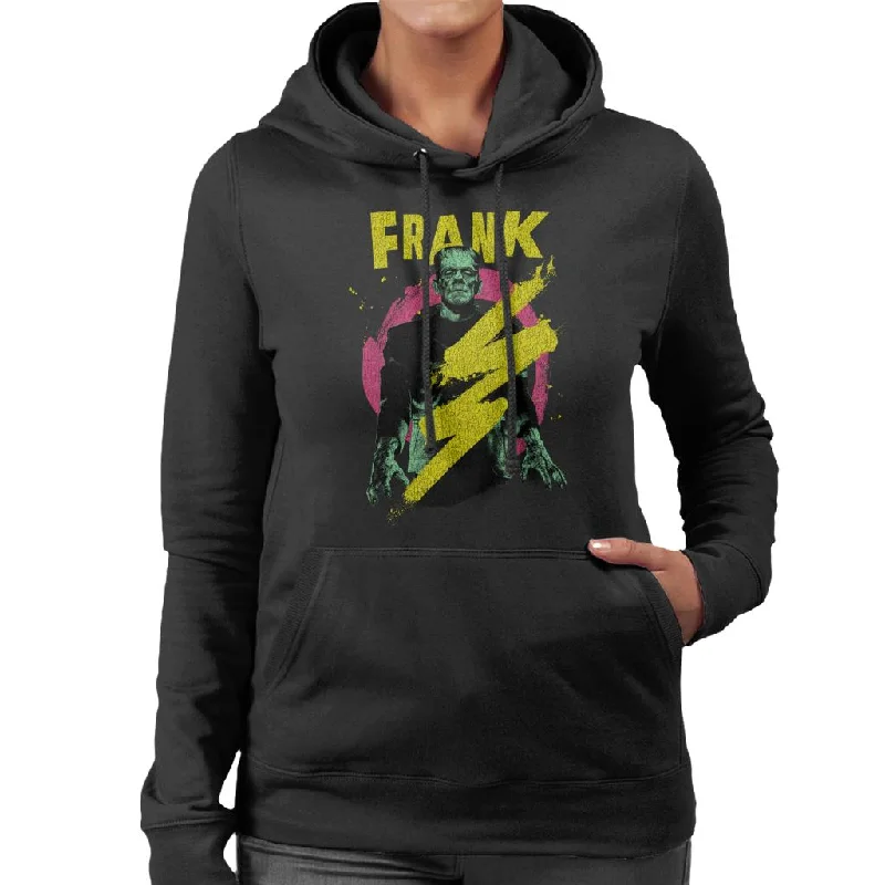 Frankenstein Frank Electric Shock Women's Hooded Sweatshirt