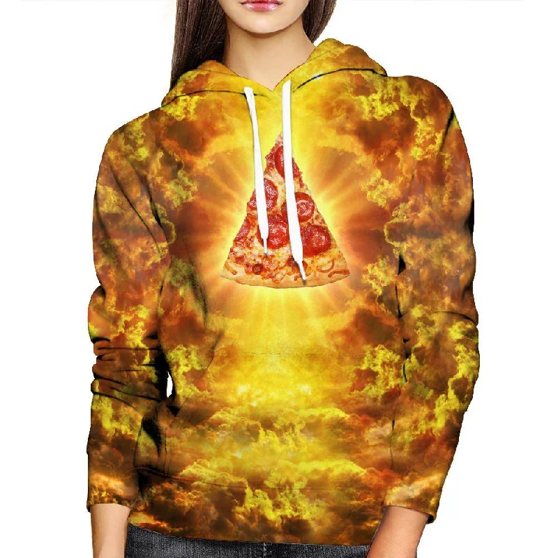 Almighty Pizza Womens Hoodie