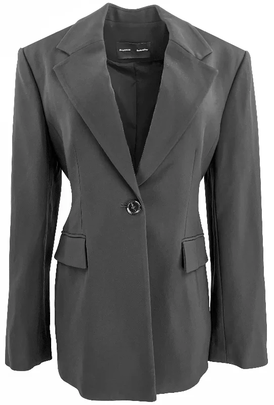 Proenza Schouler Viscose Suiting Jacket in Black