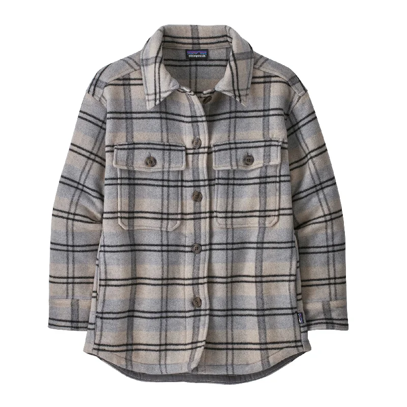 Women's Melton Wool Overshirt Jacket