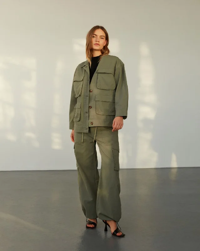 FIELLASW JACKET - Sage green