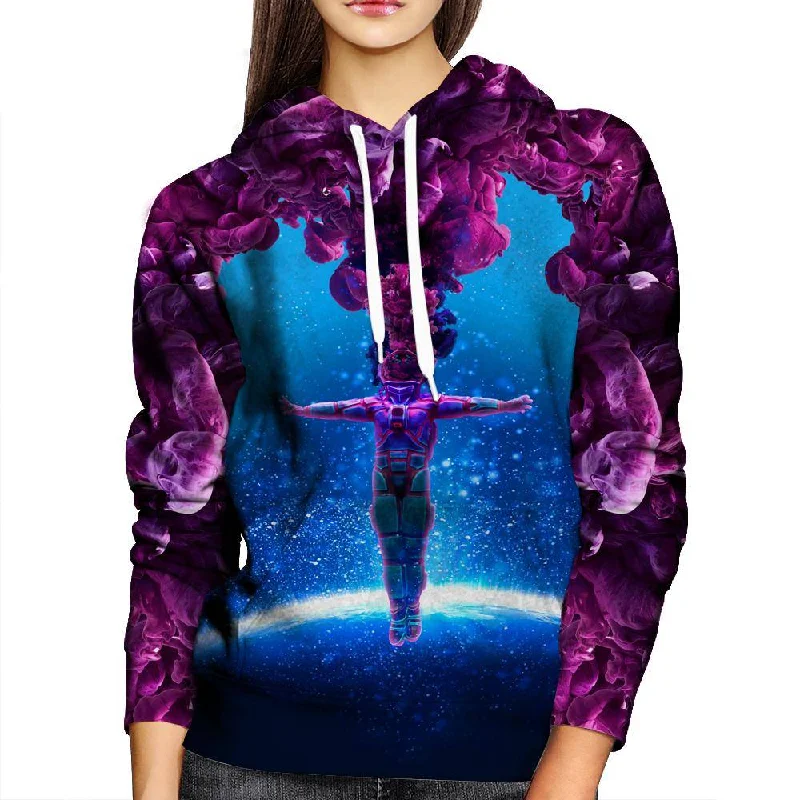 Possessed Astronaut Womens Hoodie