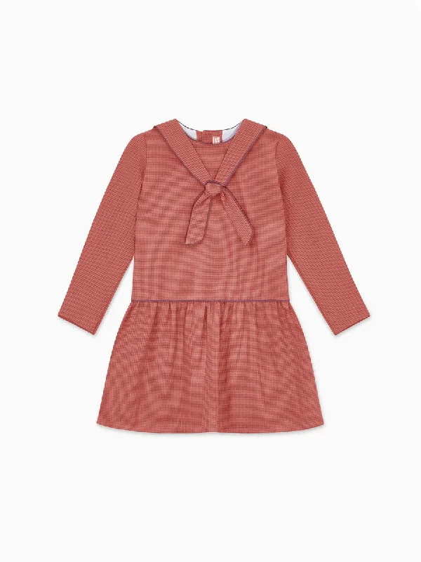 Pink Gingham Aranda Girl Dress