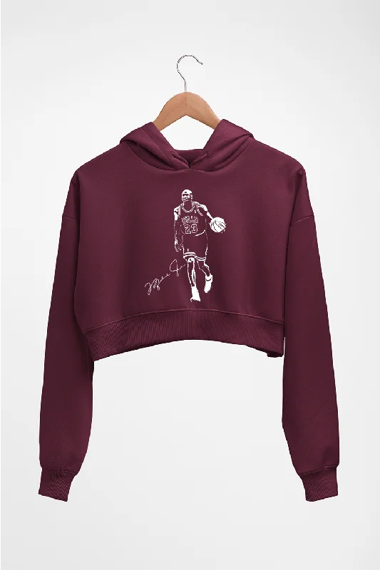 Michael Jordan Crop HOODIE FOR WOMEN