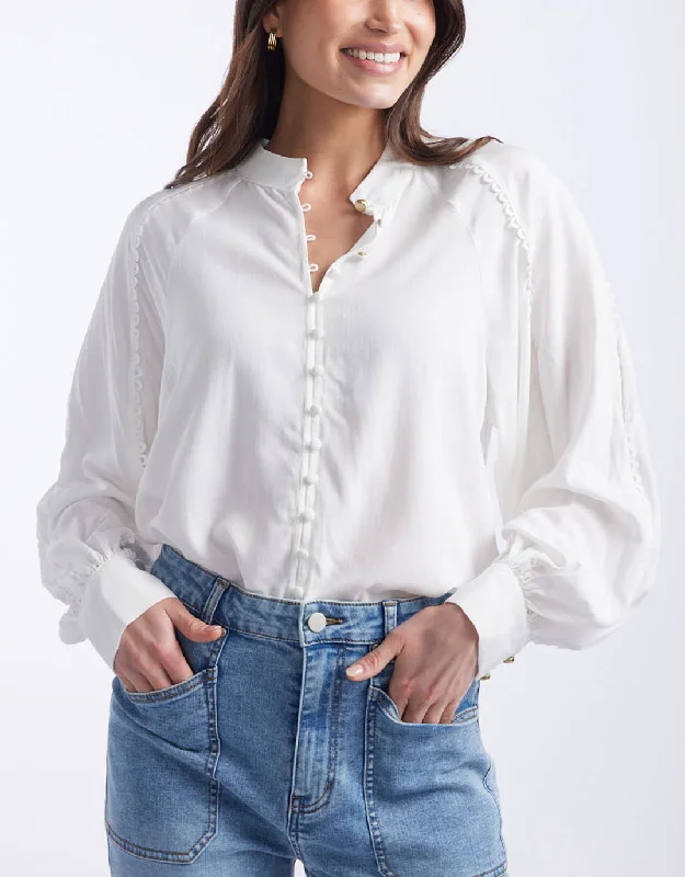 Berry Kiss Blouse - Ivory