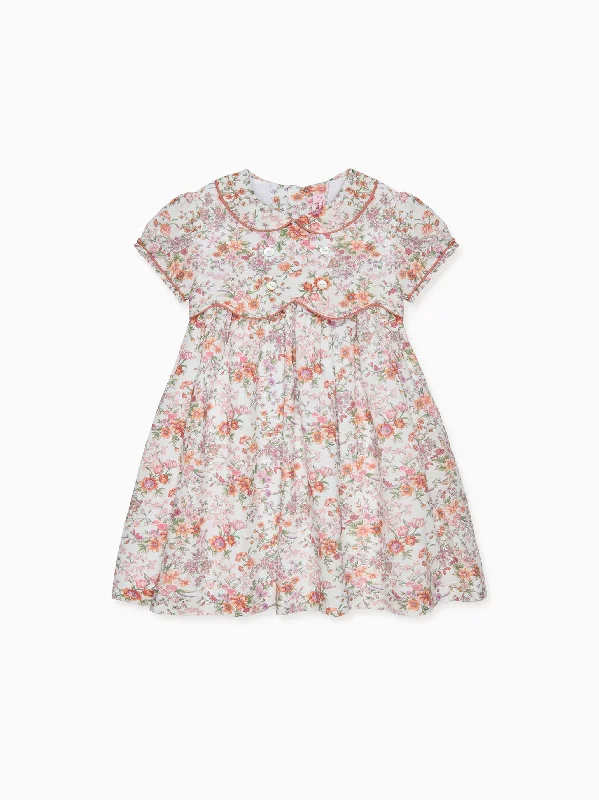 Pink Floral Romina Girl Dress