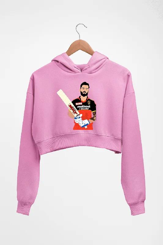 Virat Kohli Crop HOODIE FOR WOMEN