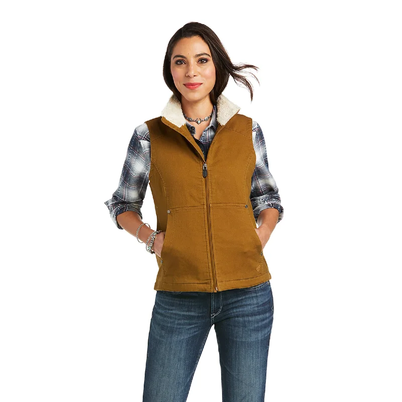 Ariat Ladies REAL Outlaw Kelp Forest Full Zip Vest 10037452