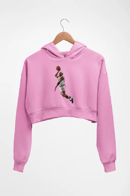 Michael Jordan Crop HOODIE FOR WOMEN