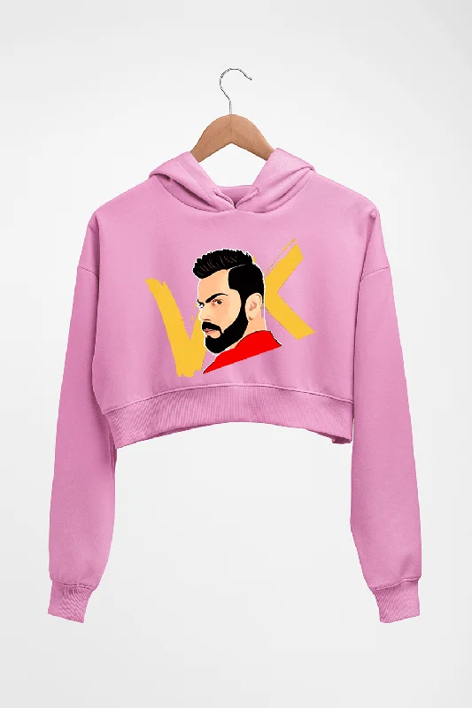 Virat Kohli Crop HOODIE FOR WOMEN