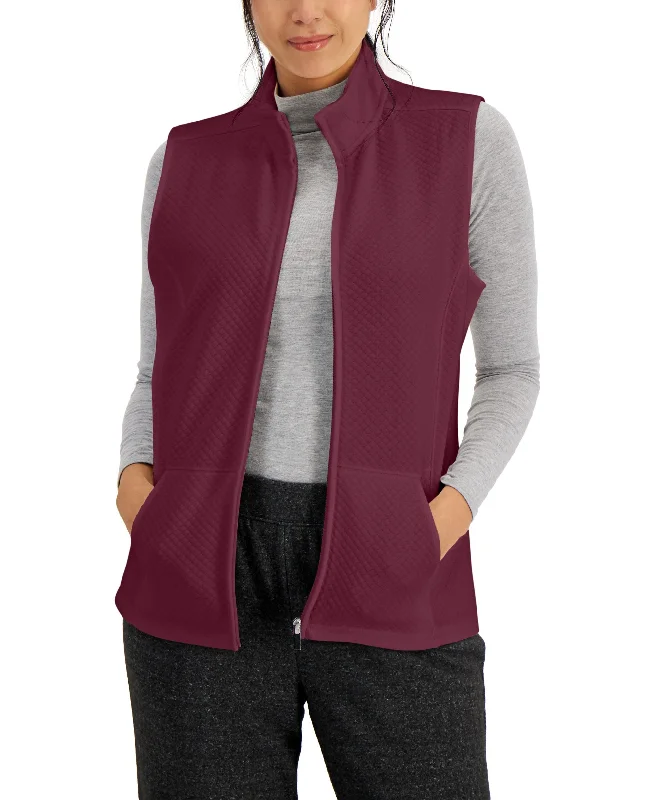 Women's Quilted Fleece Vest