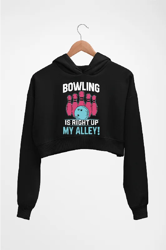 Bowling Crop HOODIE FOR WOMEN