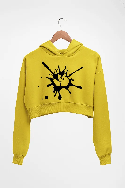 Bowling Crop HOODIE FOR WOMEN