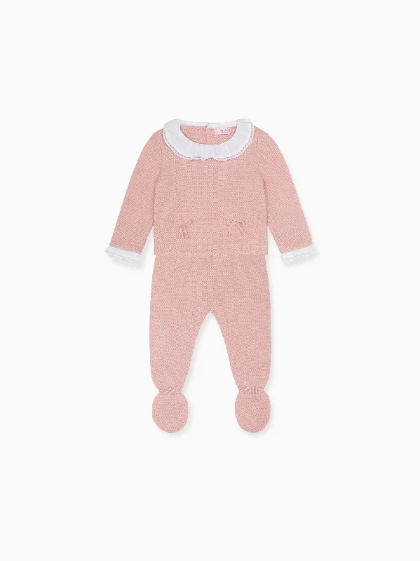 Pink Loretta Merino Baby Girl Set